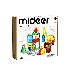 Mideer Magnetic Tiles - Şehir Kahramanları, 33 Parça MD1641 - 1