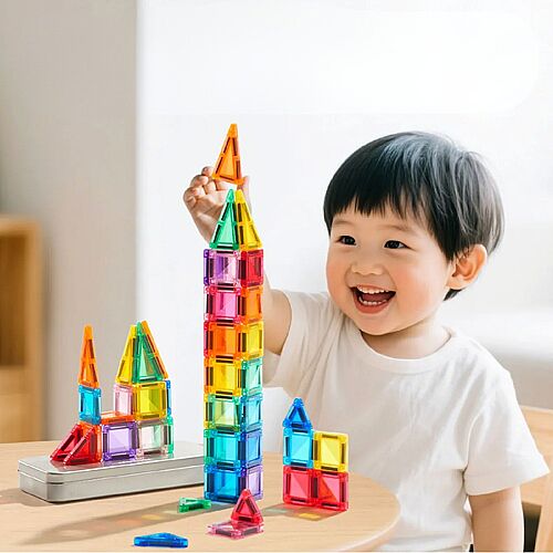 Mideer Mini Magnetic Tiles - 66 Parça MD1666 - 3