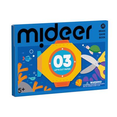 Mideer Puzzle Book: Paper Cutting Activities Level 3 MD3368 - 1