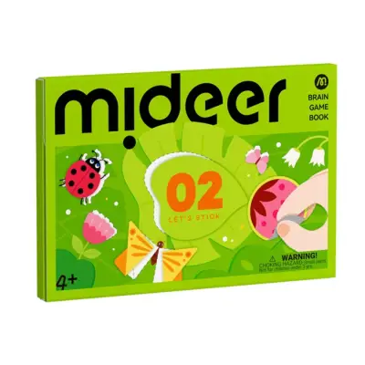 Mideer Puzzle Book: Sticker Activities Level 2 MD3370 - 1