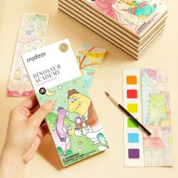 Mideer Watercolor Painting Set - Dinosaur Academy Md4269 - 2