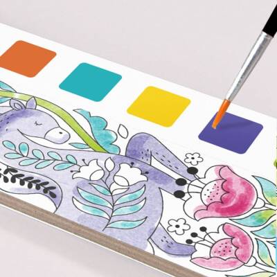 Mideer Watercolor Painting Set Wonderful Forest MD4194 - 2