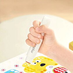 Mideer Yuvarlak Çift Uçlu Yıkanabilir Marker - 12 Renk MD3386 - 7