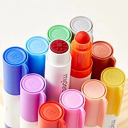 Mideer Yuvarlak Çift Uçlu Yıkanabilir Marker - 12 Renk MD3386 - 2