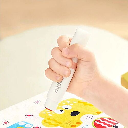 Mideer Yuvarlak Çift Uçlu Yıkanabilir Marker - 6 Renk MD3385 - 3