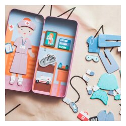 Mieredu Manyetik Puzzle Kutusu - Sağlık Çalışanı - 5