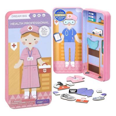 Mieredu Manyetik Puzzle Kutusu - Sağlık Çalışanı - 1