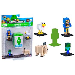 Minecraft 3D Toppeez 5'li Figür Seti Seri-2 - Neco Minecraft