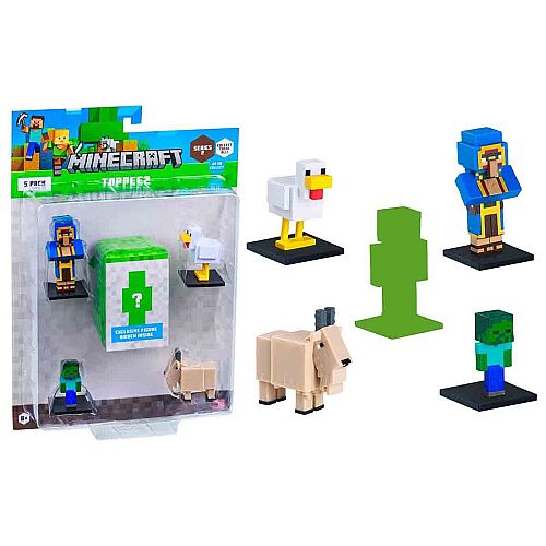 Minecraft 3D Toppeez 5'li Figür Seti Seri-2 - 1