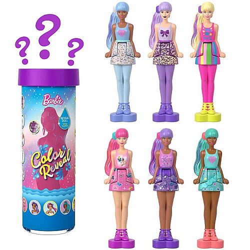 Mini Barbieland Color Reveal Sürpriz Paket Bebekler Mtl-Hyf28 - 1