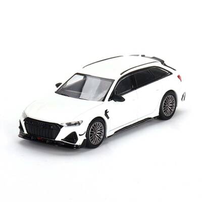 Mini Gt 1/64 Abt Audi Rs6-R Glacier White Metallic Mgt00701 - 1