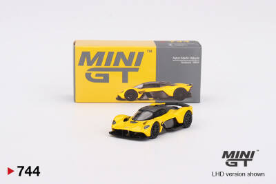 Mini Gt 1/64 Aston Martin Valkyrie Sunburst Yellow Mgt00744 - 2