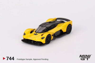 Mini Gt 1/64 Aston Martin Valkyrie Sunburst Yellow Mgt00744 - 4