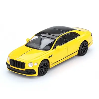 Mini Gt 1/64 Bertley Flying Spur Monaco Yellow 955 Bl - 1