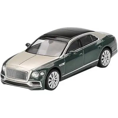 Mini Gt 1/64 Bertley Flying Spur White Sand Verdant - 1