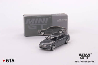 Mini Gt 1/64 Bmw 750Li Xdrive Bernina Grey Amber Mgt00515-R - 1
