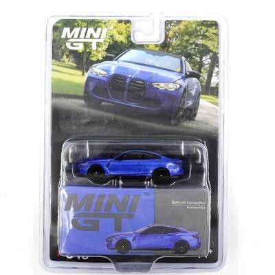 Mini Gt 1/64 Bmw M4 Competition (G82) Portimao Blue - 4