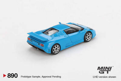 Mini Gt 1/64 Bugatti Eb 110 Super Sport Blu Bugatti Mgt00890-Bl - 3