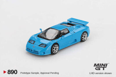 Mini Gt 1/64 Bugatti Eb 110 Super Sport Blu Bugatti Mgt00890-Bl - 1