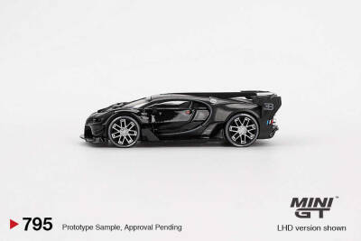 Mini Gt 1/64 Bugatti Visiongran Turismo Black Mgt00795-Bl - 2