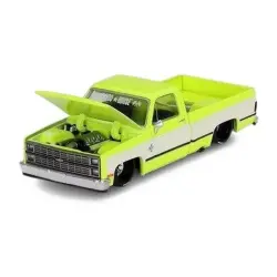 Mini Gt 1/64 Chevrolet Silverado Flo Yellow V1 Khmg112 - 1