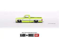 Mini Gt 1/64 Chevrolet Silverado Flo Yellow V1 Khmg112 - 2