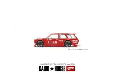 Mini Gt 1/64 Datsun Kaido 510 Wagon Fire V1 Khmg020 - 2