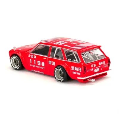 Mini Gt 1/64 Datsun Kaido 510 Wagon Fire V1 Khmg020 - 3