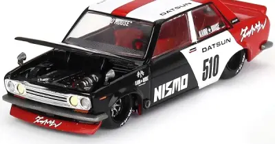 Mini Gt 1/64 Datsun Streer 510 Racing V1 Khmg102 - 1