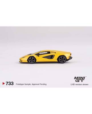 Mini Gt 1/64 Lamborghini Countach Lpi 800-4 New Giallo Ori Mgt00733 - 2