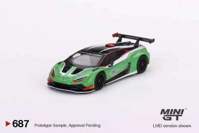 Mini Gt 1/64 Lamborghini Huracan Gt3 Evo2 Presentation Mgt00687 - 1