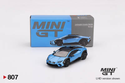 Mini Gt 1/64 Lamborghini Huracan Sterrato Blu Aegir Mgt00807-Bl - 1