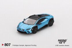 Mini Gt 1/64 Lamborghini Huracan Sterrato Blu Aegir Mgt00807-Bl - 2