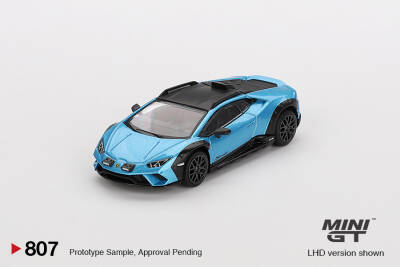 Mini Gt 1/64 Lamborghini Huracan Sterrato Blu Aegir Mgt00807-Bl - 2