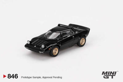 Mini Gt 1/64 Lancia Stratos Hf Stradale Black Mgt00846-Bl - 1