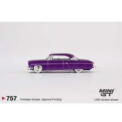 Mini Gt 1/64 Lincoln Capri Hot Rod 1954 Purple Metallic Mgt00757 - 2