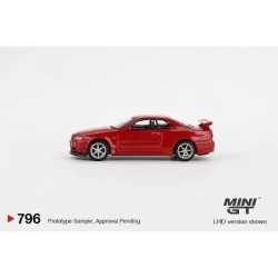 Mini Gt 1/64 Nissan Skyline Gt-R(R34) V-Spec Active Red Mgt00796-Bl - 2