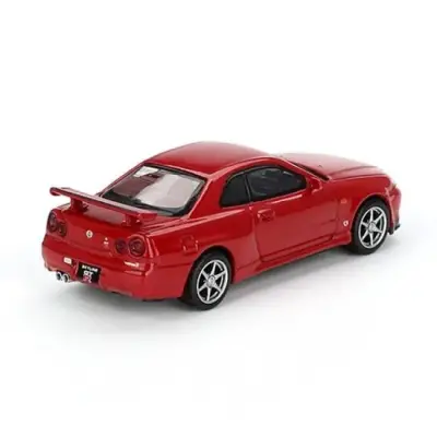 Mini Gt 1/64 Nissan Skyline Gt-R(R34) V-Spec Active Red Mgt00796-Bl - 3