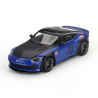 Mini Gt 1/64 Nissan Z Lb Nation Works Serian Blue Mgt00732-L - 1