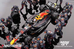 Mini Gt 1/64 Oracle Red Bull Racing Rb18 Sergio Perez Mgts0008 - 4