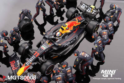 Mini Gt 1/64 Oracle Red Bull Racing Rb18 Sergio Perez Mgts0008 - 4