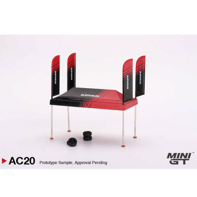 Mini Gt 1/64 Paddock Service Tent Set Advan Mgtac20 - 3