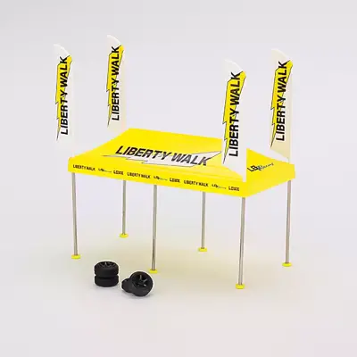 Mini Gt 1/64 Paddock Service Tent Set Mgtac31 - 3
