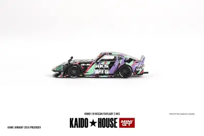 Mini Gt 1/64Kaido House Nissan Fairlady Z Hks Khmg118 - 4