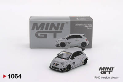 Mini GT 1/64 Abarth 595 LB-WORKS x Abas Works Fighters - 1