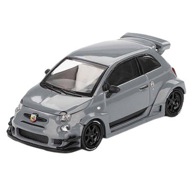 Mini GT 1/64 Abarth 595 LB-WORKS x Abas Works Grey - 2