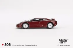 Mini Gt 1/64 Bugatti Eb 110 Gt Dark Red Metallic Mgt00806-Bl - 4