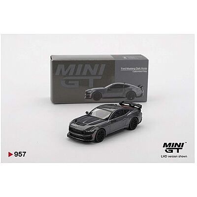 Mini Gt 1/64 Ford Mustang Dark Horse Carbonized Gray Mgt00957-L - 4