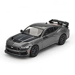 Mini Gt 1/64 Ford Mustang Dark Horse Carbonized Gray Mgt00957-L - 1