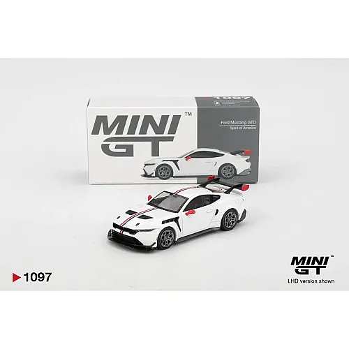 Mini Gt: 1/64 Ford Mustang Gtd Spirit Of America - Blister Paket Mgt01097-Bl - 1